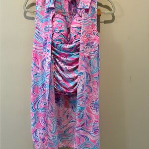 Lilly Pulitzer Pink and White Dress